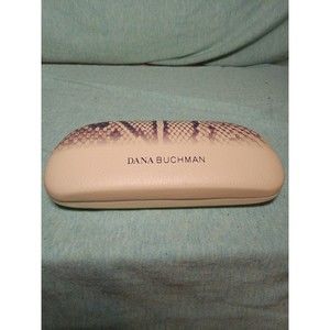 Dana Buchman Eyeglasses Sunglasses Hard Snap Case Snake Print